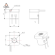 Trianglelab CHC Kit — керамічний нагрівач з термістором 104NT-4 для 3D-принтера Термоблок Trianglelab CHC Kit з термістором 104NT-4-R025H42G