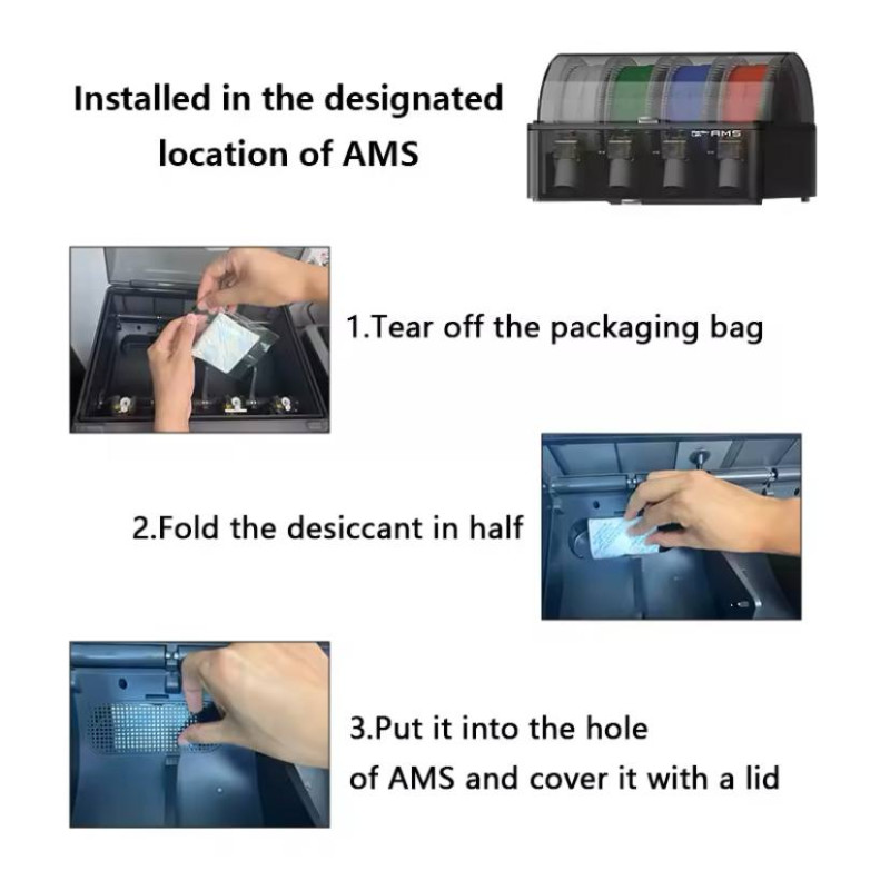 Showing image for Осушувач AMS 3D-принтера Bambulab X1C P1S P1P/10шт Осушувач AMS 3D-принтера Bambulab X1C P1S P1P/10шт 3D принтери, Пластик image