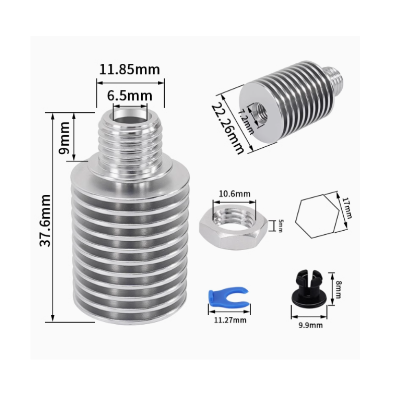 Радіатор Voron 2.4, 1,75мм, різьба М7 Радіатори image