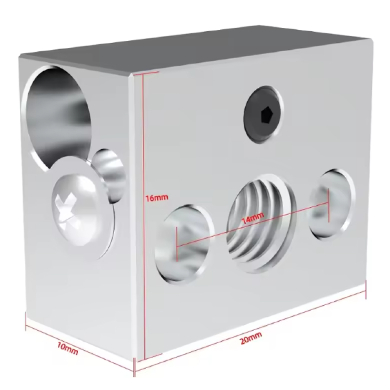 Термокубік до Ender3 S1 Нагрівальний кубик image